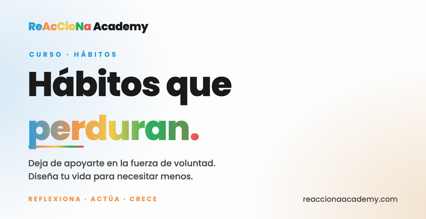 Portada del curso Hábitos que perduran